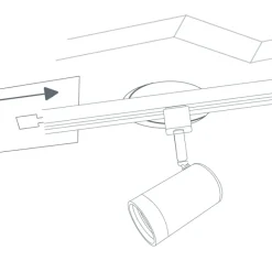 QAZQA Abdeckplatte quadratisch 10x10cm weiß RAL 9016