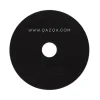 QAZQA Abdeckplatte schwarz 11cm rund für Montageplatte
