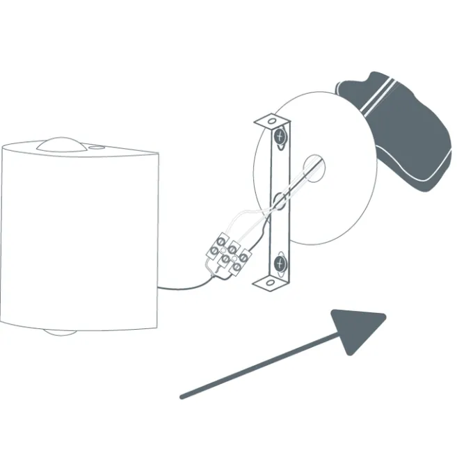 QAZQA Abdeckplatte weiß RAL 9016 11cm rund für Montageplatte