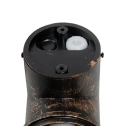 QAZQA Antike Außenwandleuchte gold IP54 mit Bewegungssensor - Kiki