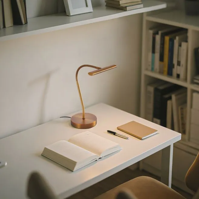 QAZQA Art Deco Bronze Tischlampe inkl. LED - Tableau