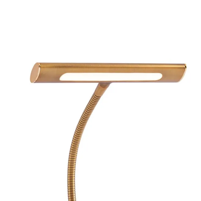 QAZQA Art Deco Bronze Tischlampe inkl. LED - Tableau