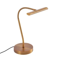 QAZQA Art Deco Bronze Tischlampe inkl. LED - Tableau