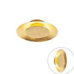 QAZQA Art Deco Deckenleuchte Gold / Messing inkl. LED - So.