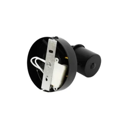 QAZQA Art Deco Deckenstrahler schwarz mit Rauchglas verstellbar - Laura