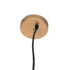 QAZQA Art Deco Hängelampe Gold 6-Licht - Besen