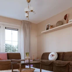 QAZQA Art Deco Hängelampe Gold mit Opalglas 3-flammig - Flore