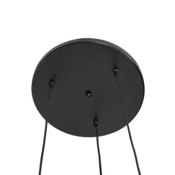 QAZQA Art Deco Hängelampe Gold rund 3-flammig - Maro