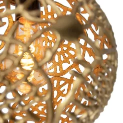 QAZQA Art Deco Hängelampe Gold rund 3-flammig - Maro