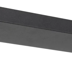 QAZQA Art Deco Hängelampe schwarz mit gold länglich 3-flammig - Pallon