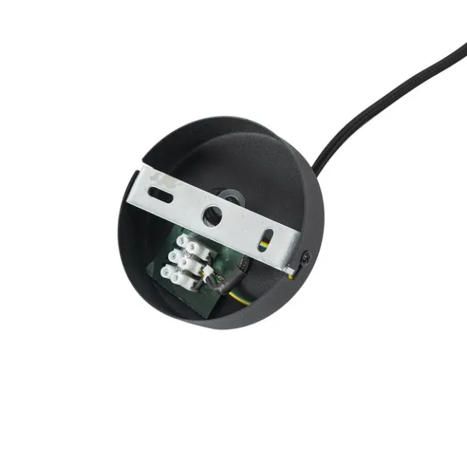 QAZQA Art Deco Hängelampe schwarz mit Rauchglas - Flore