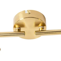 QAZQA Art Deco Spot Gold mit rosa Glas 4-flammig - Vidro