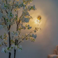 QAZQA Art Deco Strahler gold drehbar und neigbar - Mosh 1