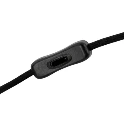 QAZQA Art Deco Tischlampe schwarz mit Rauchglas 45,5 cm - Pallon