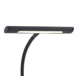 QAZQA Art-Deco-Tischleuchte Schwarz inkl. LED - Tableau