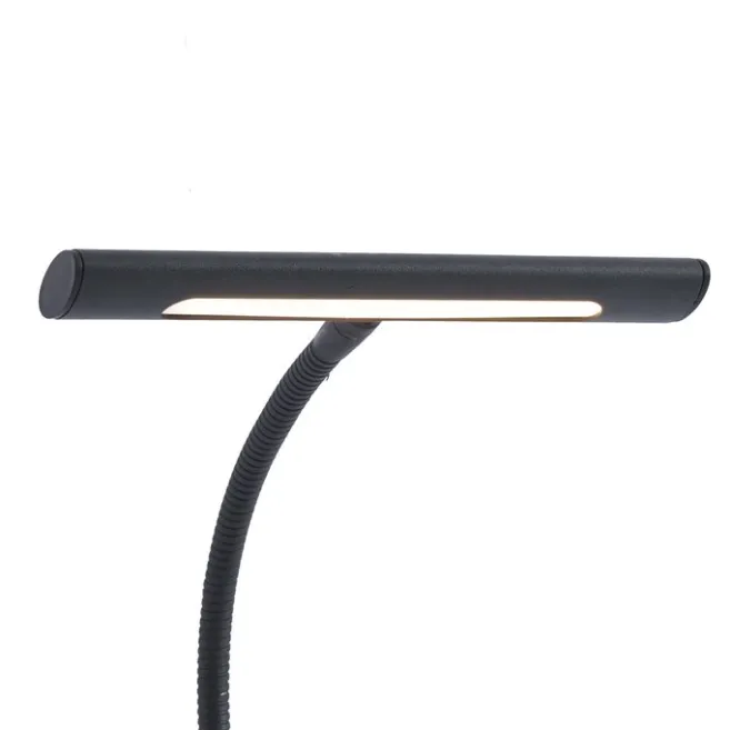 QAZQA Art-Deco-Tischleuchte Schwarz inkl. LED - Tableau