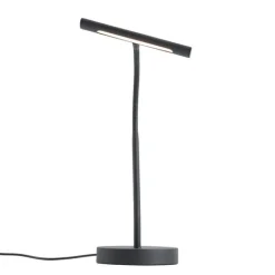 QAZQA Art-Deco-Tischleuchte Schwarz inkl. LED - Tableau