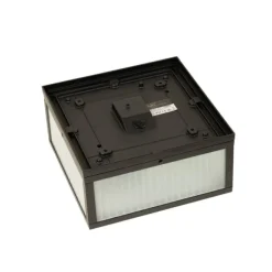 QAZQA Außendeckenleuchte schwarz mit geripptem Glas 2-flammig IP44 - Charlois