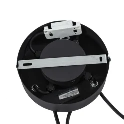 QAZQA Außen-Hängeleuchte schwarz mit beigefarbenen Seilschirmen 3-flammig IP44 - Cava Jayla