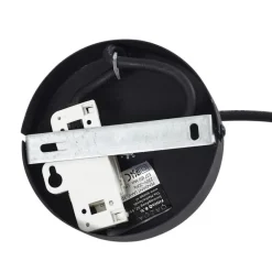 QAZQA Außenhängeleuchte schwarz mit grünem Seilschirm IP44 - Cava Jayla