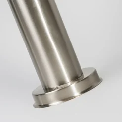 QAZQA Außenlampe Stahl Edelstahl 50 cm - Sfera mit Erdungsstift und Kabelmuffe