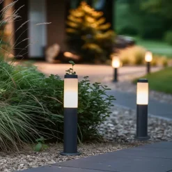 QAZQA Außenlaterne anthrazit 45 cm IP44 - Rox