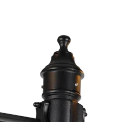 QAZQA Außenlaterne schwarz 220 cm 2-flammig IP44 - Havanna