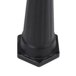 QAZQA Außenlaterne schwarz 220 cm 2-flammig IP44 - Havanna