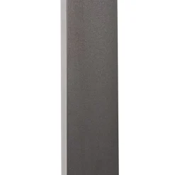 QAZQA Außenpfosten dunkelgrau 80 cm inkl. LED und Abblendlicht auf Solar - Sunnie