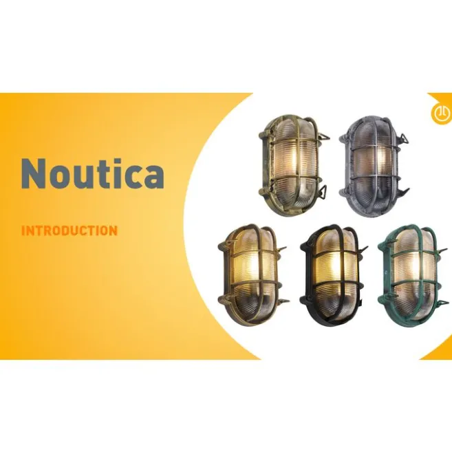 QAZQA Außenwand- und Deckenleuchte Antikgold Oval IP44 - Noutica