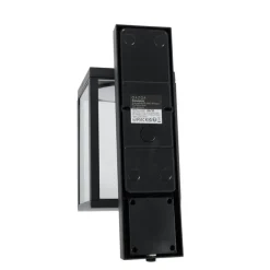 QAZQA Außenwandlaterne schwarz inkl. LED IP54 - Ferdinand