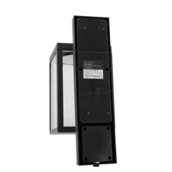 QAZQA Außenwandlaterne schwarz inkl. LED und Dämmerungssensor - Ferdinand