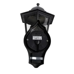 QAZQA Außenwandlaterne schwarz mit Bewegungssensor IP44 - Havanna