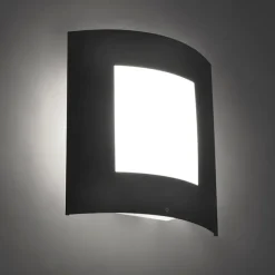 QAZQA Außenwandleuchte anthrazit IP44 - Emmerald 1