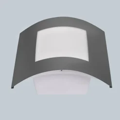 QAZQA Außenwandleuchte anthrazit IP44 - Emmerald 1