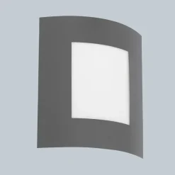 QAZQA Außenwandleuchte anthrazit IP44 - Emmerald 1