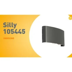 QAZQA Außenwandleuchte dunkelgrau inkl. LED 6-flammig IP54 - Silly