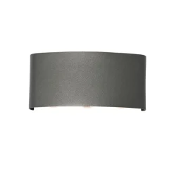 QAZQA Außenwandleuchte dunkelgrau inkl. LED 6-flammig IP54 - Silly