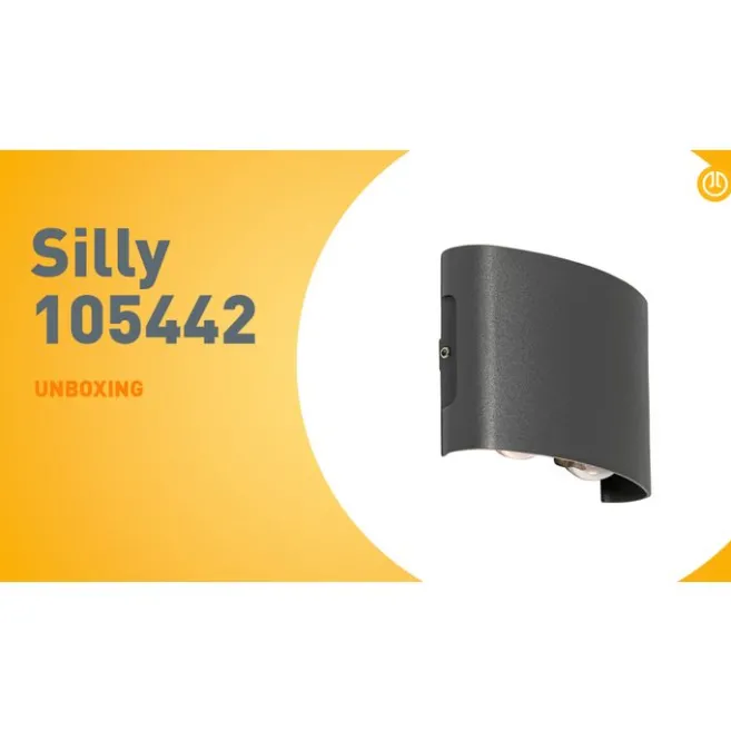 QAZQA Außenwandleuchte dunkelgrau inkl. LED 4-flammig IP54 - Silly