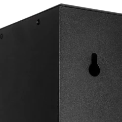 QAZQA Außenwandleuchte schwarz mit Abblendlicht und Sensor auf Solar - Charlotte