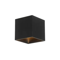 QAZQA Außenwandleuchte schwarz mit Abblendlicht und Sensor auf Solar - Charlotte