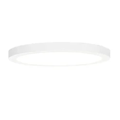 QAZQA Aufbau- oder Einbaustrahler weiß 30 cm inkl. LED 3-Stufen-Dim-to-Warm mit Dip-Schalter - Trans