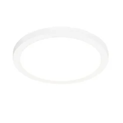 QAZQA Aufbau- oder Einbaustrahler weiß 30 cm inkl. LED 3-Stufen-Dim-to-Warm mit Dip-Schalter - Trans