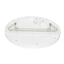 QAZQA Aufbau- oder Einbaustrahler weiß 30 cm inkl. LED 3-Stufen-Dim-to-Warm mit Dip-Schalter - Trans