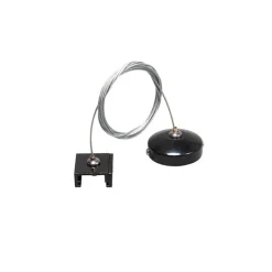 QAZQA Aufhängeset für 3-Phasen Schiene schwarz - 3-phasig