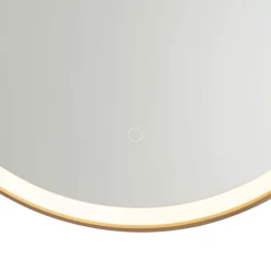 QAZQA Badezimmerspiegel Roségold 70 cm inkl. LED mit Touchdimmer - Miral