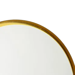 QAZQA Badezimmerspiegel schwarz mit Gold inkl. LED und Touchdimmer - Pim