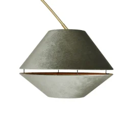 QAZQA Bogenlampe aus Messing mit schwarzem und doppeltem Samtschirm Grün - XXL