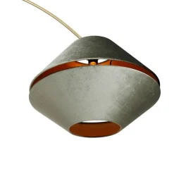 QAZQA Bogenlampe aus Messing mit schwarzem und doppeltem Samtschirm Grün - XXL