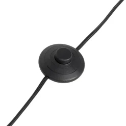 QAZQA Bogenlampe Bronze mit Marmor und Braunglas 3 Lichter - Nina